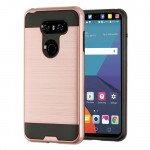 Wholesale LG V30 Armor Hybrid Case (Rose Gold)